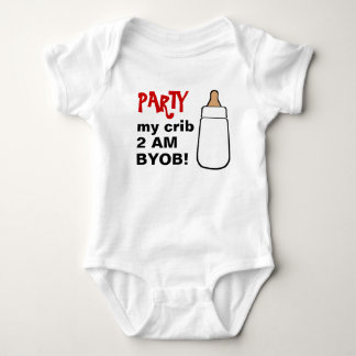 Party min BYOB baby bodyshirt Tröja