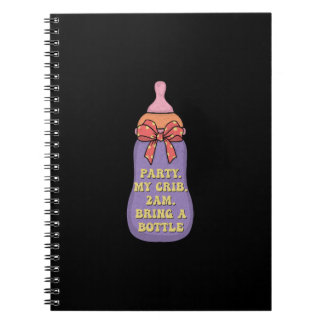Party, min crib 2 000 tar med dig flaska anteckningsbok