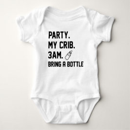 Party Mitt brott 3 000 tar en Flaska Baby Mjölk T Shirt