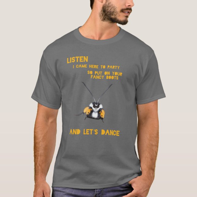 Party Moth T Shirt (Framsida)