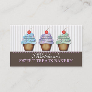 Party Muffinss Anpassningsbar Bakery Affärskort Visitkort