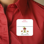 Party Namn bricka Funny jul Elf Fyrkantigt Klistermärke<br><div class="desc">*** Köp Avslutat Projektionsyta när du använder det här klistermärket som namn bricka*** Denna utformning kan vara personlig i det område som tillhandahålls genom att ändra foto och/eller text. Du kan också anpassa den genom att klicka på Anpassa den här mallen och sedan välja klicka för att anpassa ytterligare alternativ...</div>
