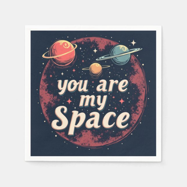 Party napkins Glad Alla hjärtans dag Pappersservett (Framsidan)