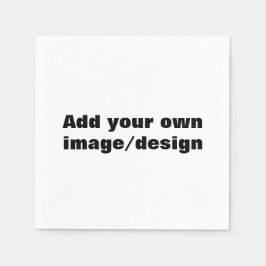 Party Napkins - Lägg till en egen bild/design Pappersservett