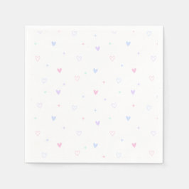 Party Napkins till en magisk födelsedagsfest. Pappersservett