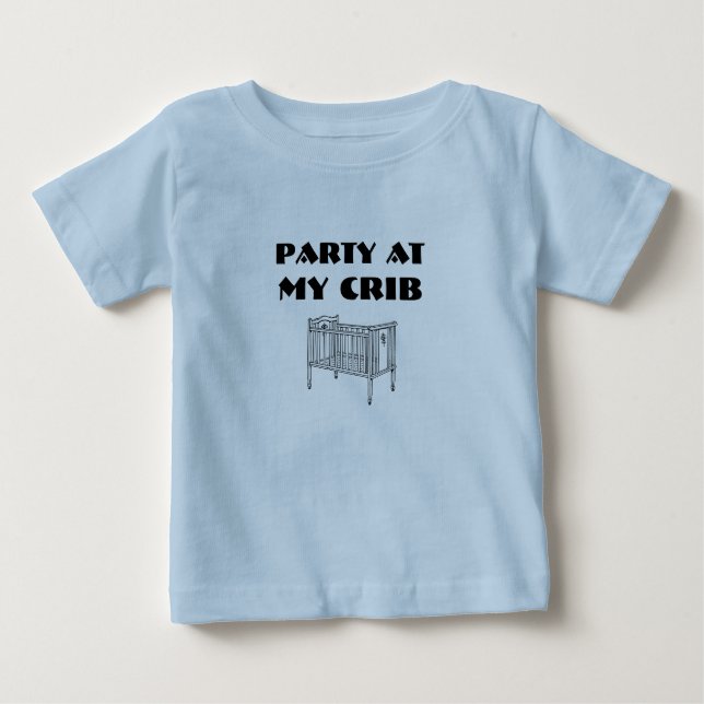 Party på min lathundskjorta t shirt (Framsida)