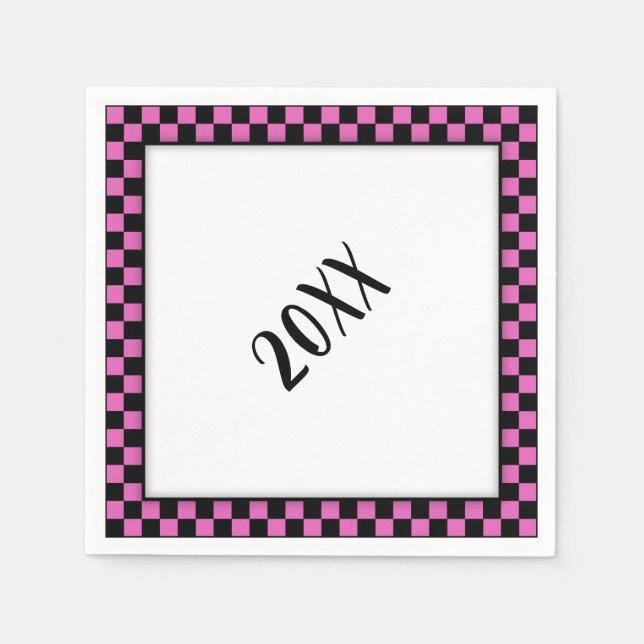 Party på! Rosa Pappersservett (Framsidan)