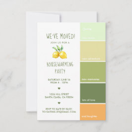 Party | Paint Chip Editable Färg Inbjudningar