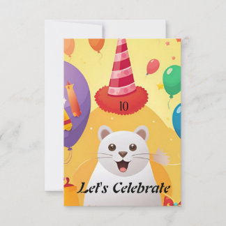 "Party Palooza: födelsedagen Inbjudningar