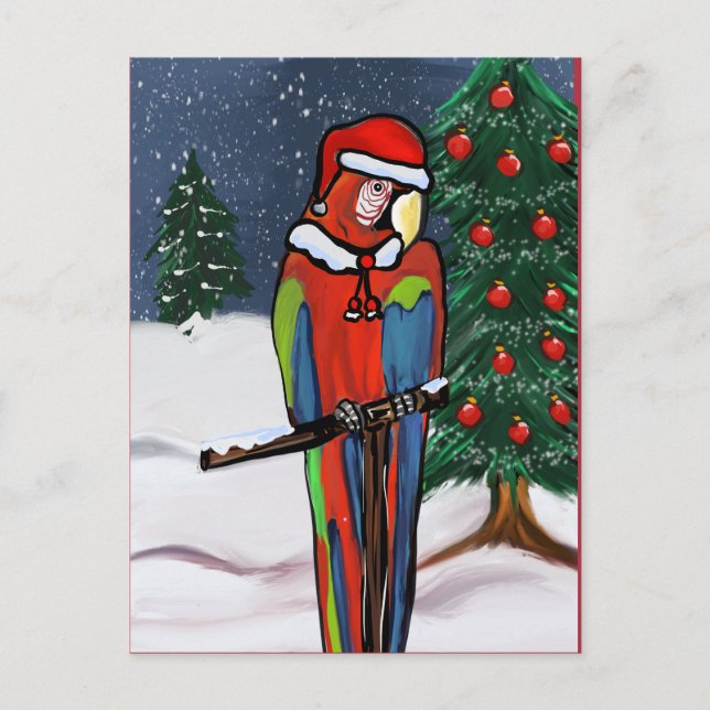 PARTY PAPAGAJER     VYKORT (Framsida)