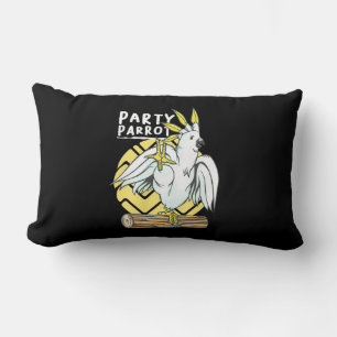 Party Parrot Bird Lumbarkudde
