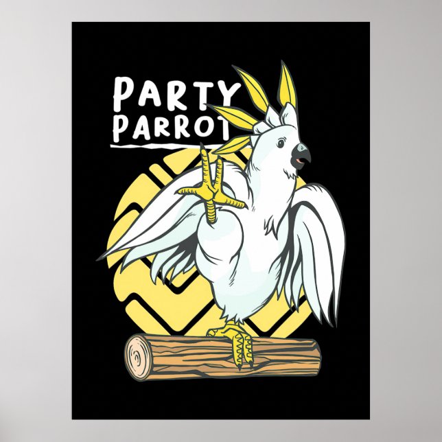 Party Parrot Bird Poster (Framsidan)