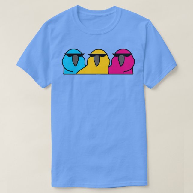 Party Parrot T Shirt (Design framsida)
