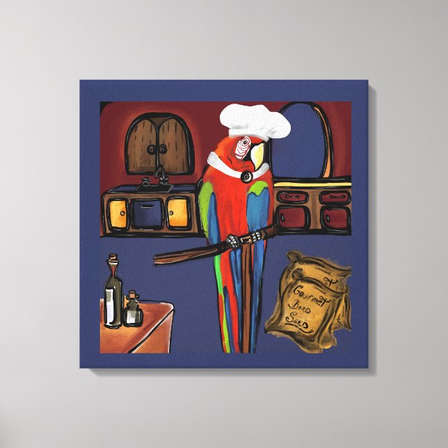 PARTY PARROTS CANVASTRYCK (Framsida)