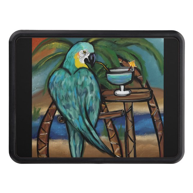 Party Parrots Dragkroksskydd (Framsidan)