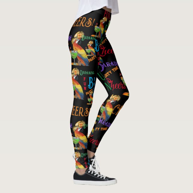 Party Parrots Leggings (Höger)