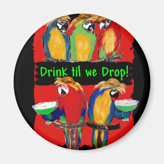 PARTY PARROTS MAGNET (Framsidan)