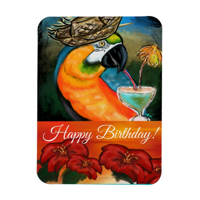 Party Parrots Magnet (Vertikal)