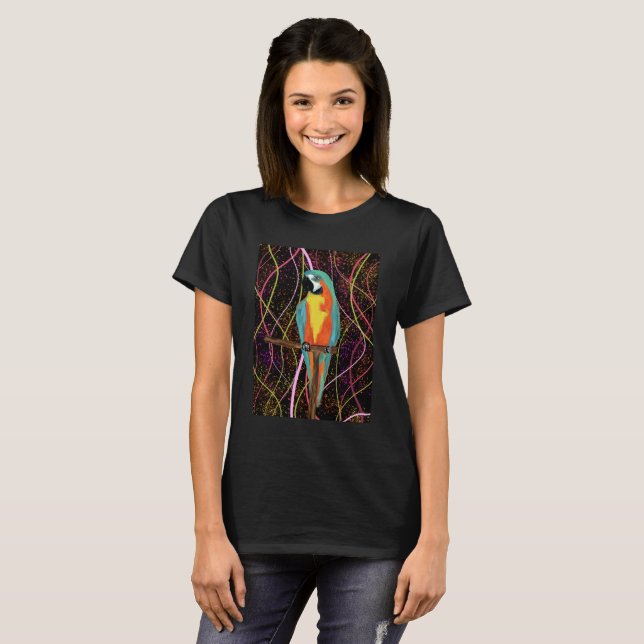 PARTY PARROTS T SHIRT (Hel framsida)
