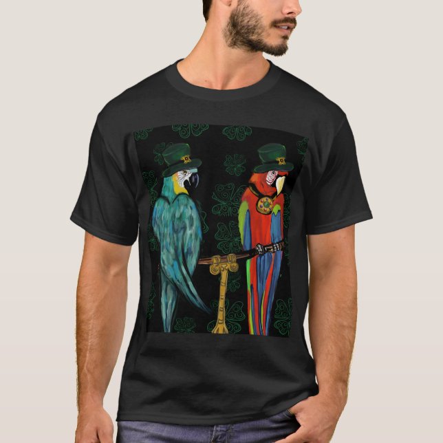 PARTY PARROTS T SHIRT (Framsida)