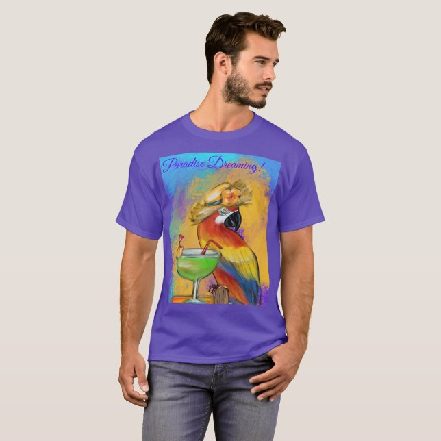 Party Parrots T Shirt (Hel framsida)