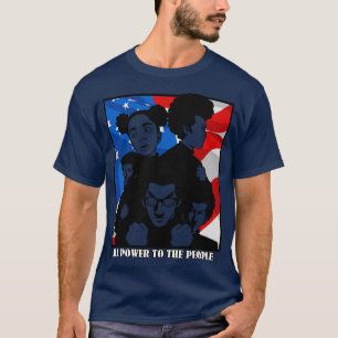 Party Patriotic American Flagga 1966 T Shirt