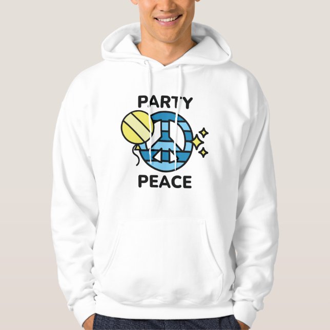 Party Peace Hoodie (Framsida)