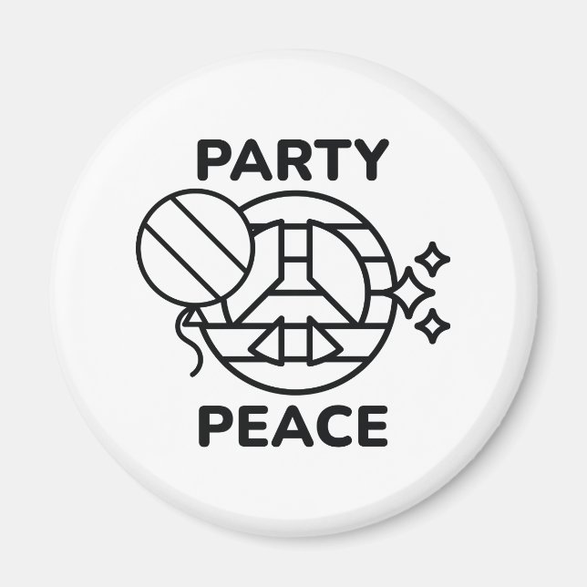 Party Peace Magnet (Framsidan)