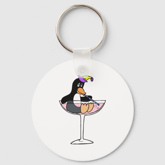 Party Penguin Nyckelring (Framsida)