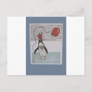party penguin vykort