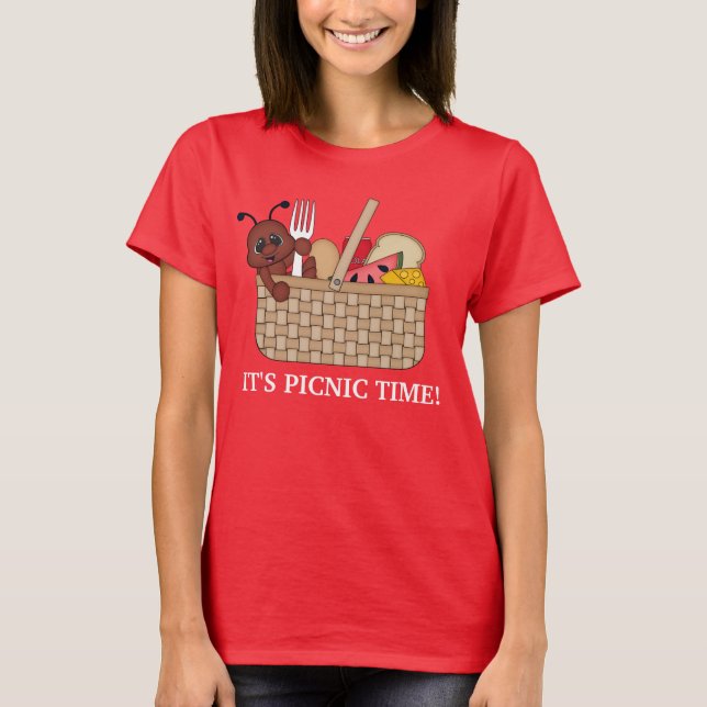 Party Picnic ant roligt t-shirt (Framsida)