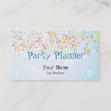 Party Planner Affärskort