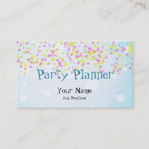 Party Planner Affärskort Visitkort