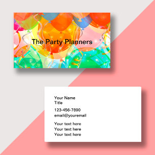 Party Planner Affärskort Visitkort