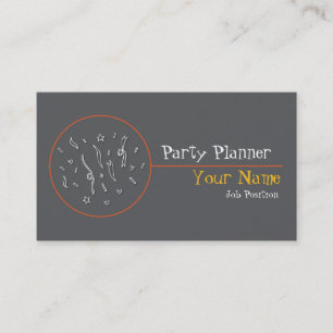 Party Planner Affärskort Visitkort