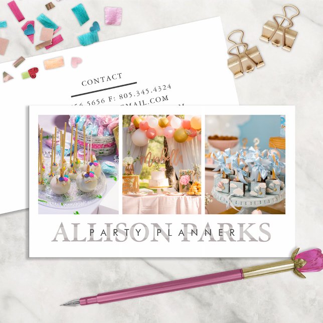 Party Planner/annat Affärskort Visitkort (Skapare uppladdad)