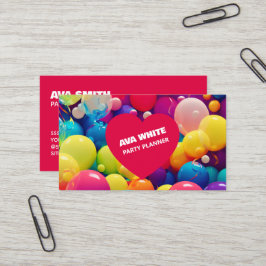Party Planner Ballon Visitkort