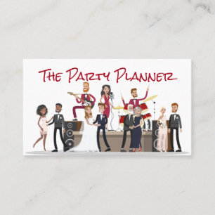 Party Planner Business Ca Visitkort
