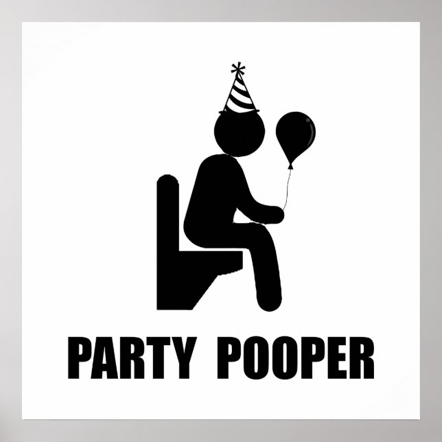 Party Pooper Poster (Framsidan)