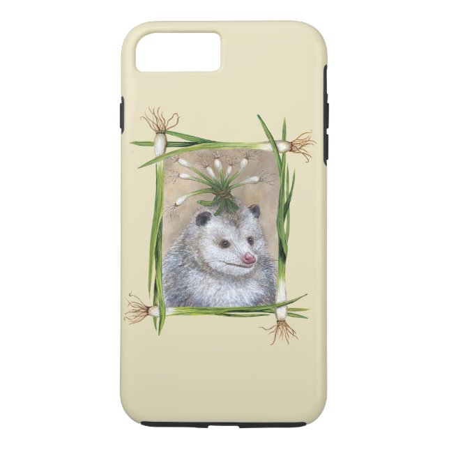 Party Possum i Skallion gräns Case-Mate iPhone Skal (Baksida)