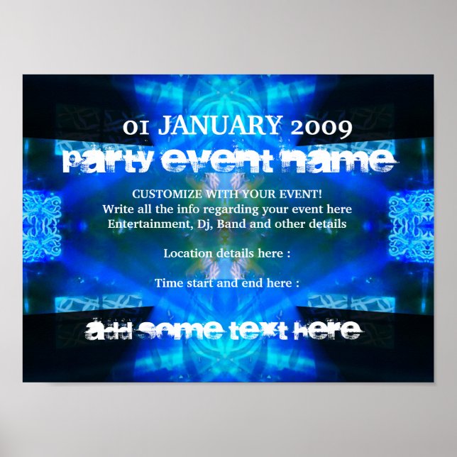 Party Poster #006 Poster (Framsidan)