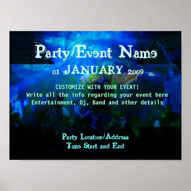 Party Poster #007 Poster (Framsidan)