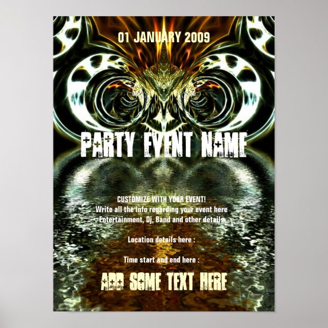 Party Poster #009 Poster (Framsidan)