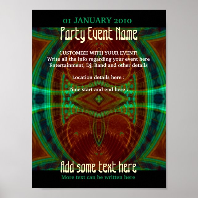 Party Poster #012a Poster (Framsidan)