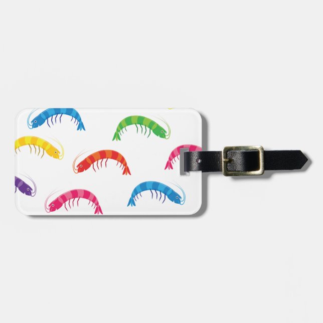 Party Prawns Bagagebricka (Horisontell Framsida)