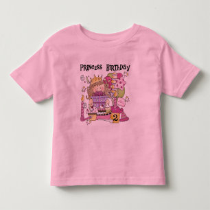 Party Princess 2:a födelsedag Tshirts och presente