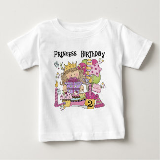 Party Princess 2:a födelsedag Tshirts och presente