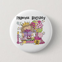 Party Princess 2:a födelsedag Tshirts och presente