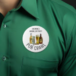 Party Pub Crawl Beer Bachelor Birthday Knapp<br><div class="desc">Den här designen kan vara personlig i det område som tillhandahålls genom att ändra fotot och/eller text. Du kan också anpassa den genom att klicka på Anpassa den här mallen och sedan välja klicka för att anpassa ytterligare alternativ och ta bort eller ändra färg i bakgrunden, lägga till text, ändra...</div>
