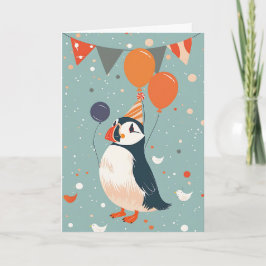 Party Puffin Kort